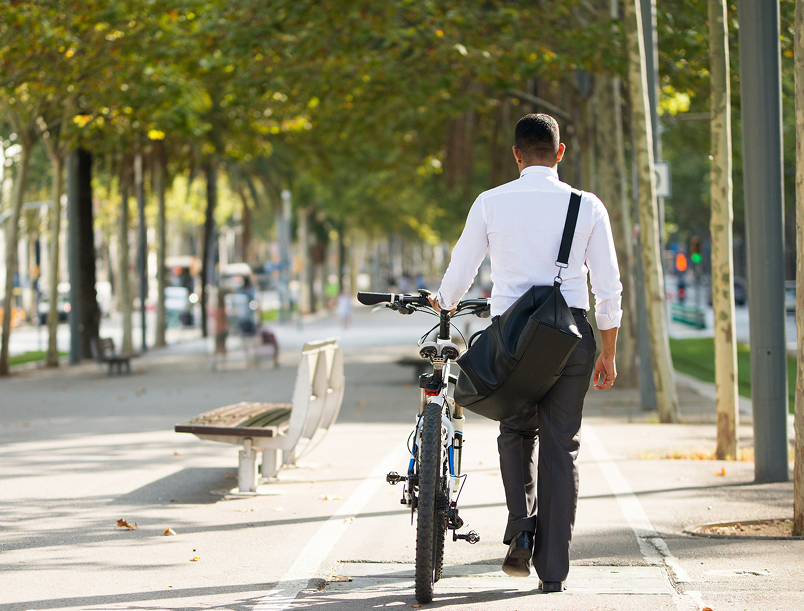Movilidad sostenible en bicicleta
