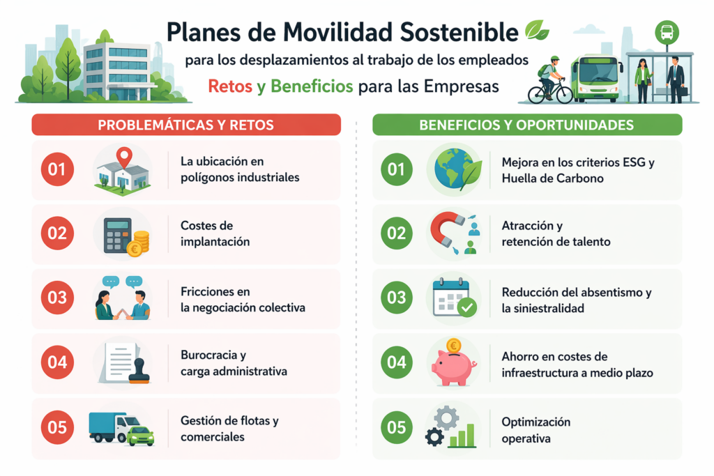 Retos y beneficios para implementar Planes de Movilidad al Trabajo